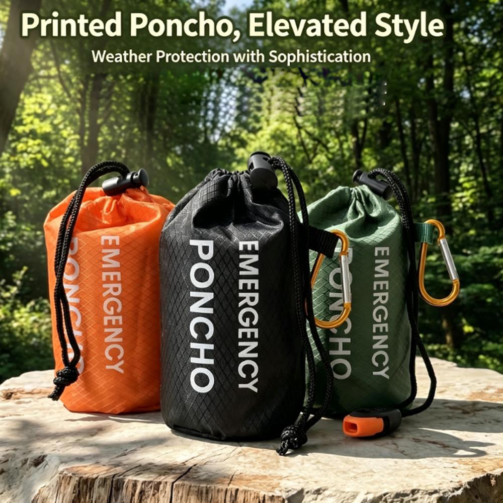 Przenośny zestaw awaryjny: wod – Emergency Poncho Rain recenzja i cena