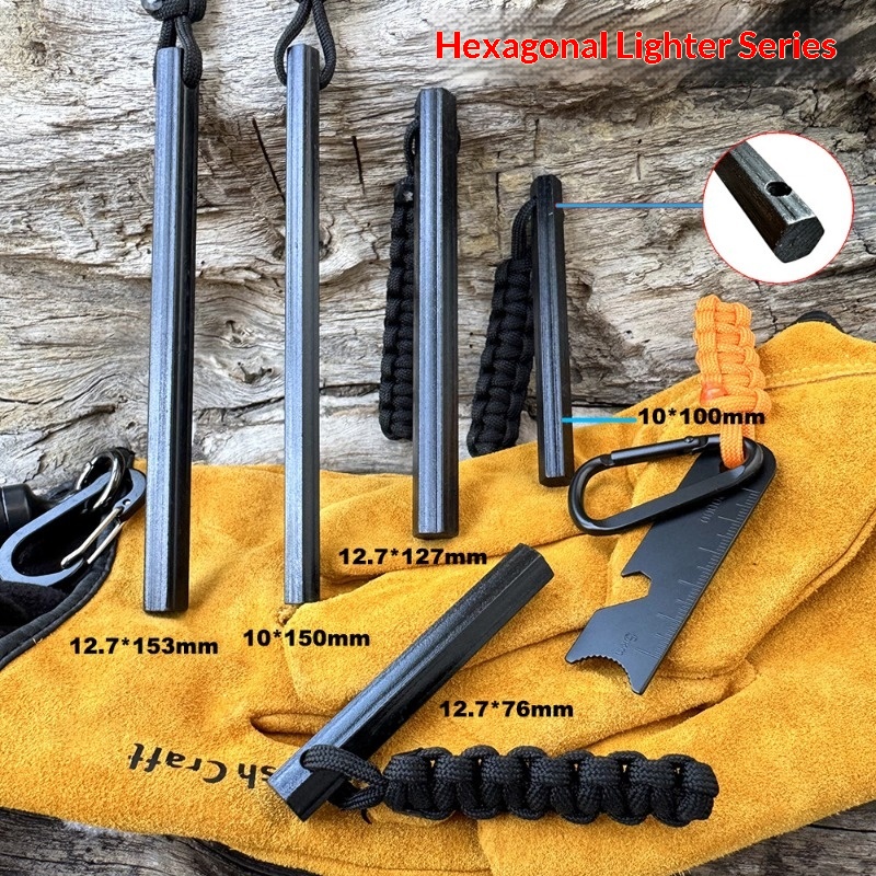 Nowy wiatroodporny rozpalacz o – Magnesium Fire Starter recenzja i cena